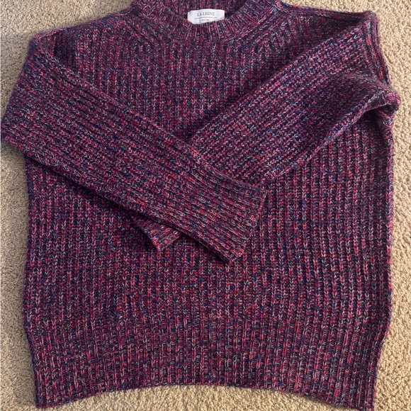 La Ligne Toujours Marled Cashmere Sweater - Picture 2 of 10